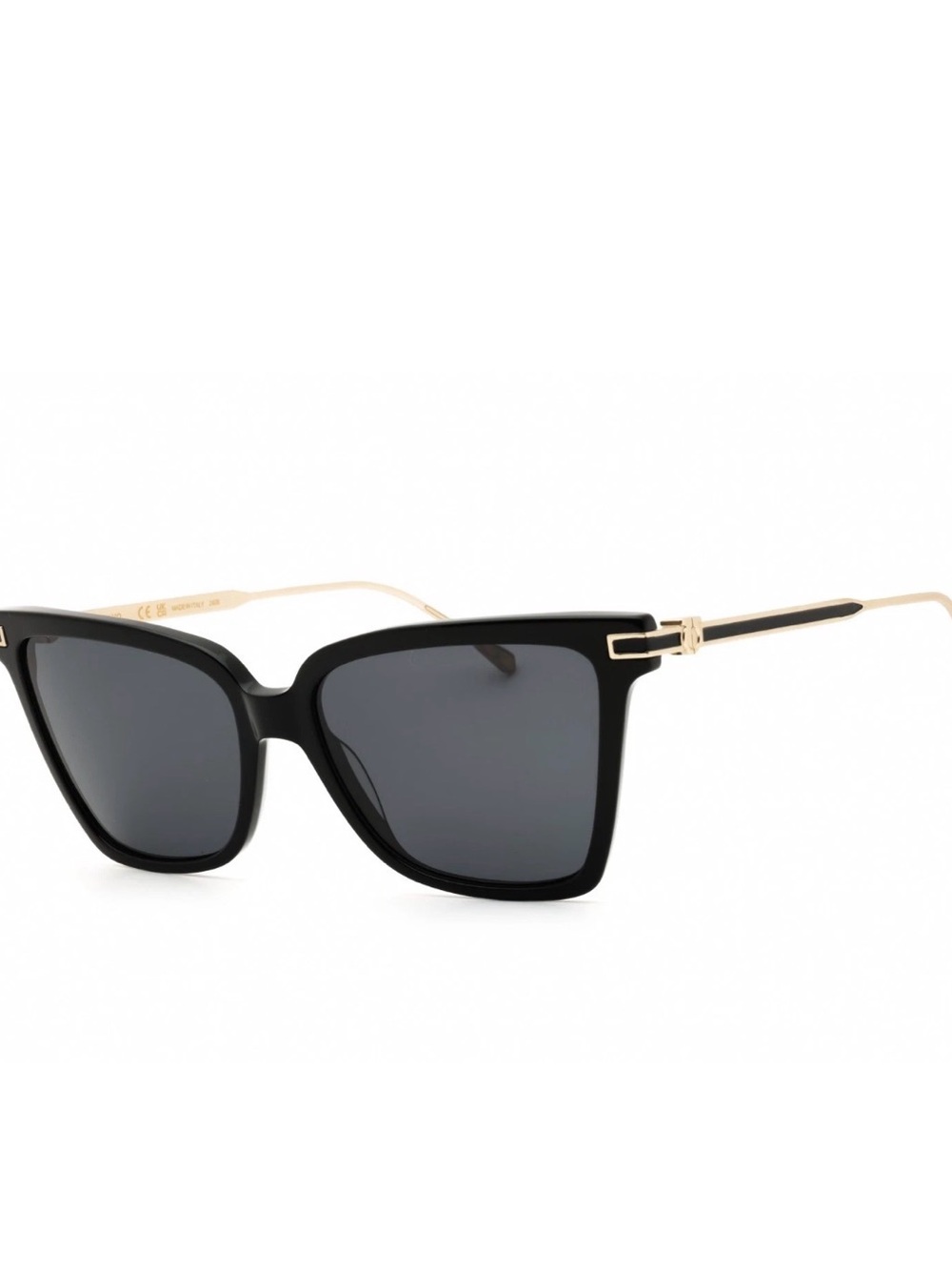 Salvatore Ferragamo Black and Gold Cat-Eye Women's Sunglasses